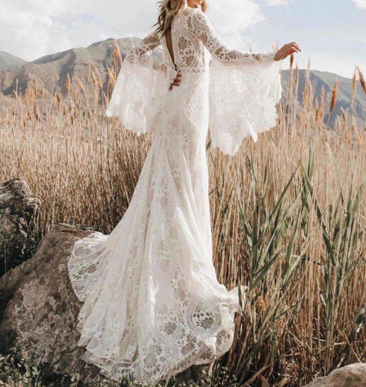 Boho svadobné šaty Boho svadobné šaty