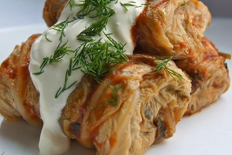Pekingská kapusta plnená kapusta so syrom Pekingská kapusta plnená kapusta so syrom