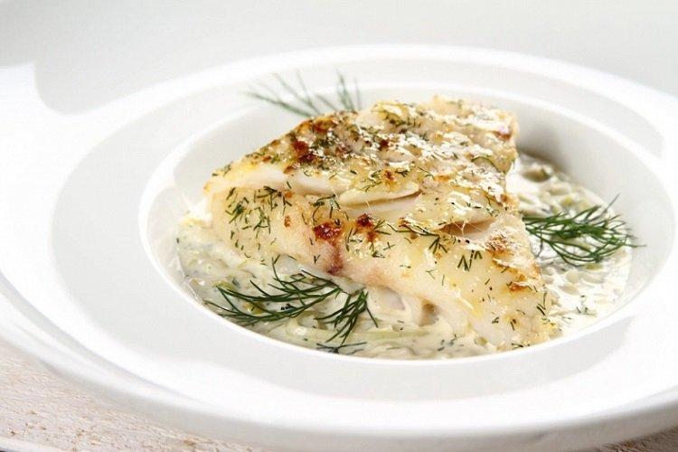 Pollock filé s kyslou smotanou Pollock filé s kyslou smotanou