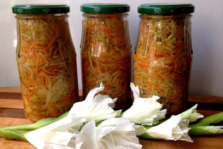 Kórejský uhorkový šalát na zimu Kórejský uhorkový šalát na zimu