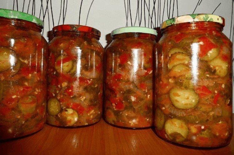 Uhorkový a hubový šalát na zimu Uhorkový a hubový šalát na zimu