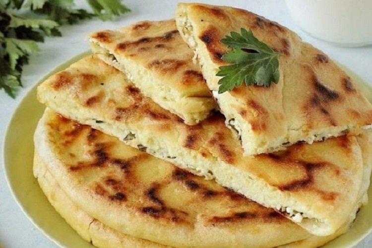 Vyprážané tortilly s tvarohom a bylinkami Vyprážané tortilly s tvarohom a bylinkami