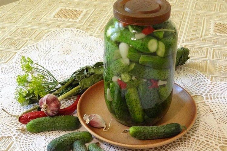 Pikantné ľahko solené uhorky Pikantné ľahko solené uhorky