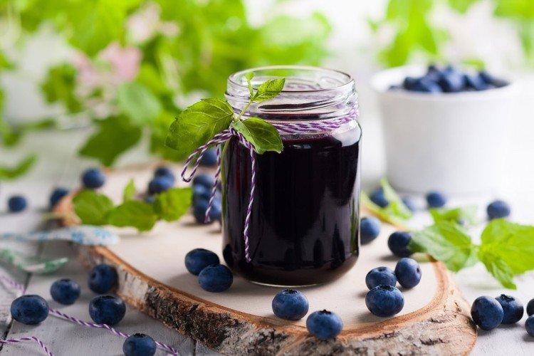 Džem z červených ríbezlí a čučoriedok Džem z červených ríbezlí a čučoriedok