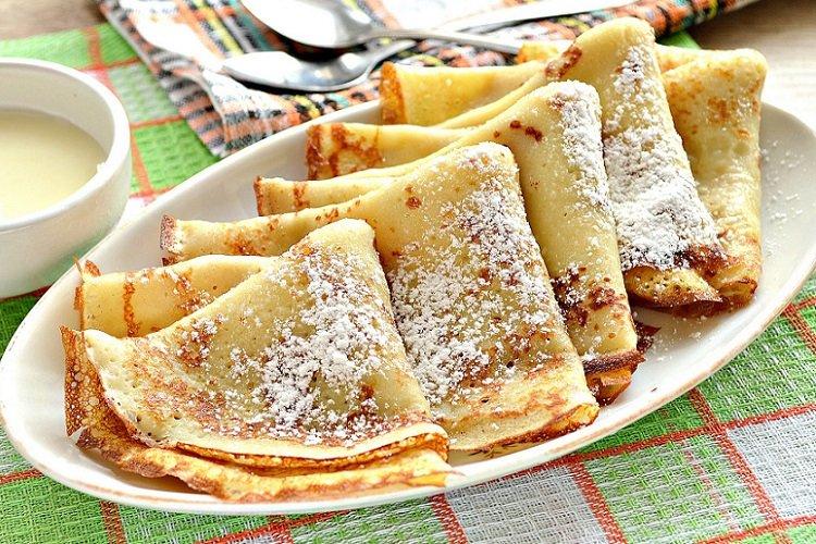 Lahôdkové palacinky v mlieku so sódou a octom Lahôdkové palacinky v mlieku so sódou a octom