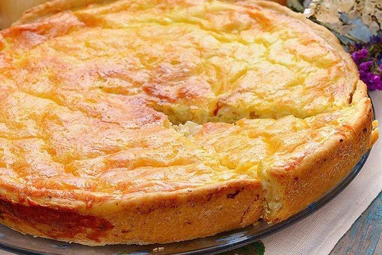 Želé kefírový koláč so syrom Želé kefírový koláč so syrom
