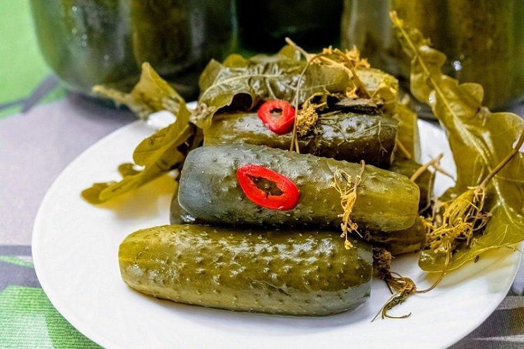 Pikantné nakladané uhorky Pikantné nakladané uhorky