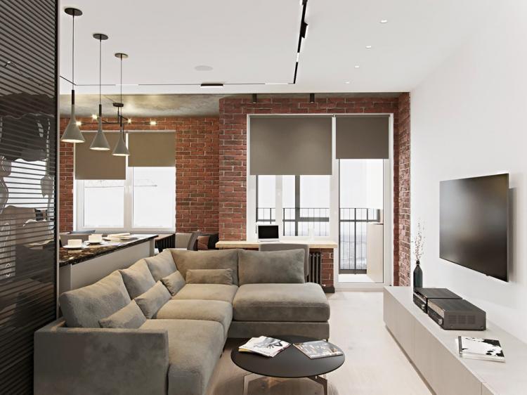 פנים דירה לגבר צעיר