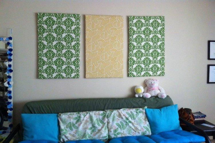 DIY textilné maľby DIY textilné maľby