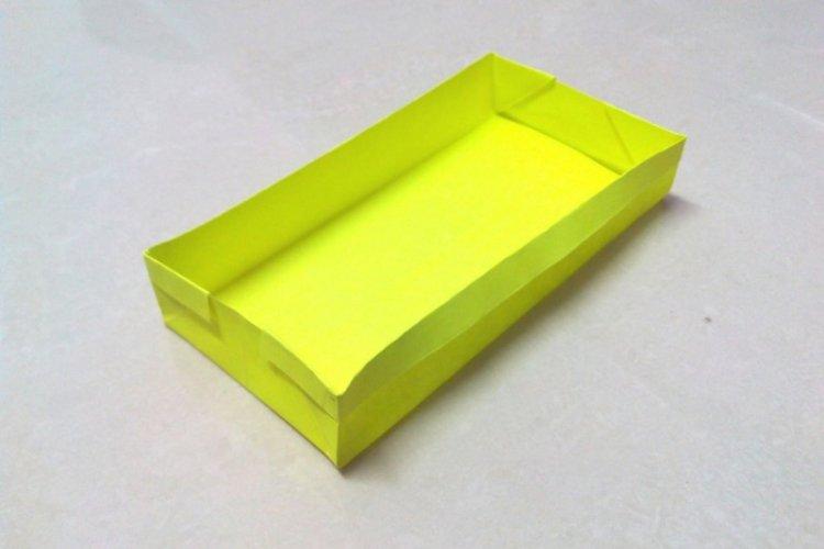 Origami krabica bez veka - ako vyrobiť papierovú škatuľu Origami krabica bez veka - ako vyrobiť papierovú škatuľu
