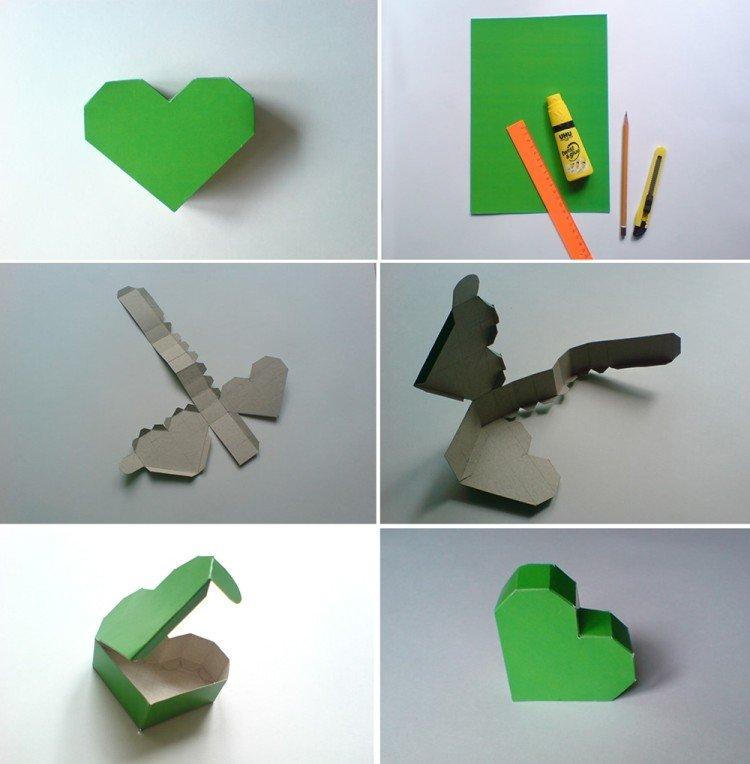 One Piece Heart Box - Ako vyrobiť papierovú škatuľu One Piece Heart Box - Ako si vyrobiť papierovú škatuľu