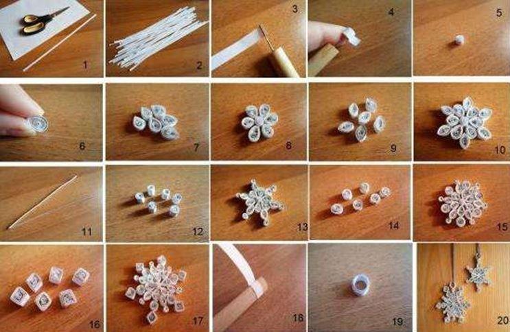 Quilling Snowflake - Ako si vyrobiť papierovú vločku Quilling Snowflake - Ako si vyrobiť papierovú vločku