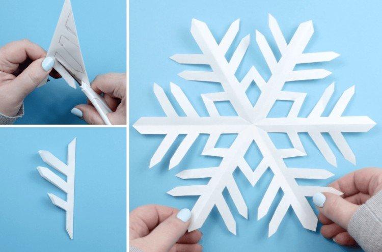 DIY papierové snehové vločky - fotografie a nápady DIY papierové snehové vločky - fotografie a nápady