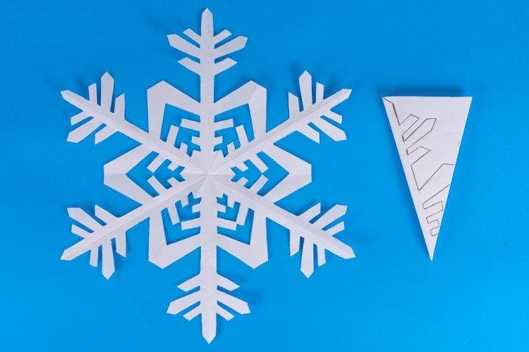 DIY papierové snehové vločky - fotografie a nápady DIY papierové snehové vločky - fotografie a nápady