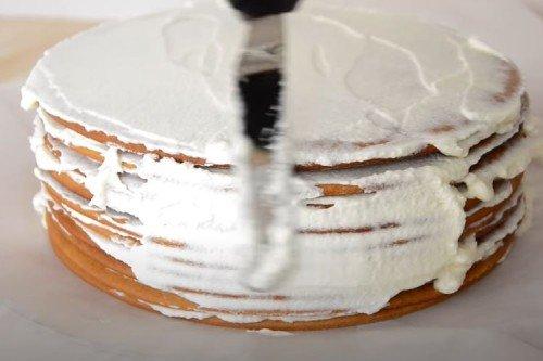 Klasický medový koláč s dvoma druhmi krému - recept krok za krokom Klasický medový koláč s dvoma druhmi krému - recept krok za krokom