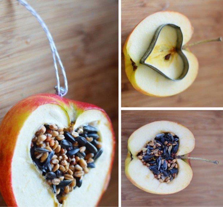 DIY jedlé vtáčie kŕmidlá DIY kŕmidlá pre jedlé vtáky
