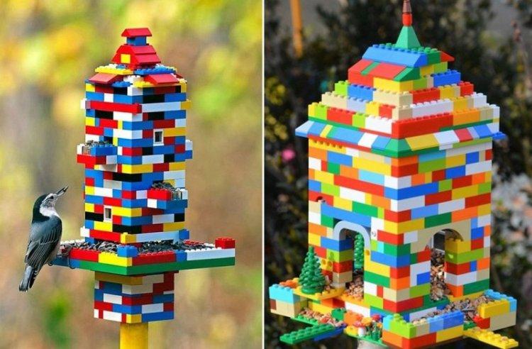 Kutilské kŕmidlá pre vtáky Lego Kutilské kŕmidlá pre vtáky Lego