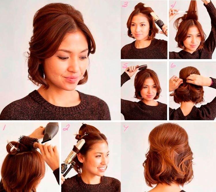 Elegantný bouffant - jednoduché účesy do školy pre seba za 5 minút Elegantný bouffant - jednoduché účesy do školy pre seba za 5 minút
