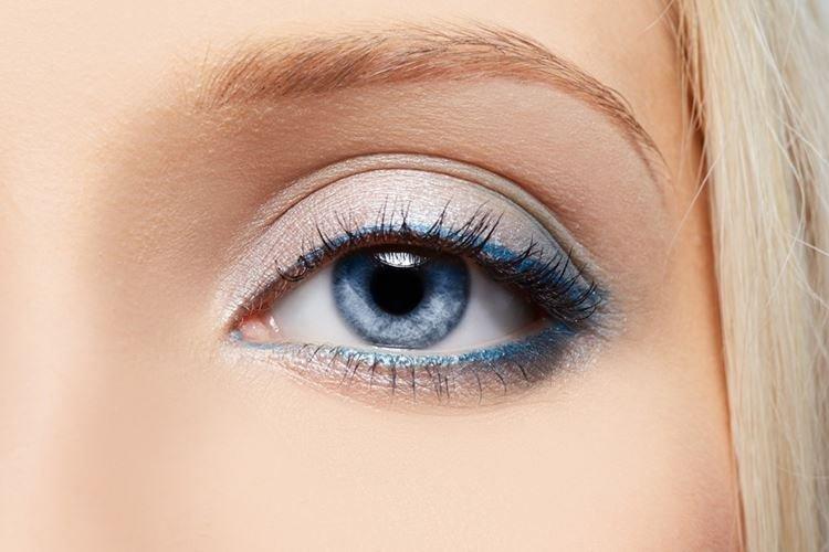 Denný make -up pre modré oči Denný make -up pre modré oči