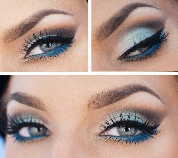 Mačacie šípy - make -up Blue Eyes Mačacie šípy - make -up Blue Eyes