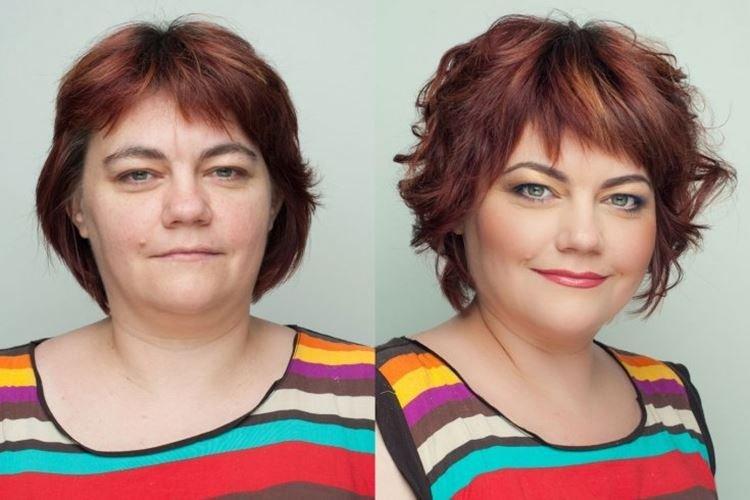 Make-up súvisiaci s vekom pre zelené oči Make-up súvisiaci s vekom pre zelené oči