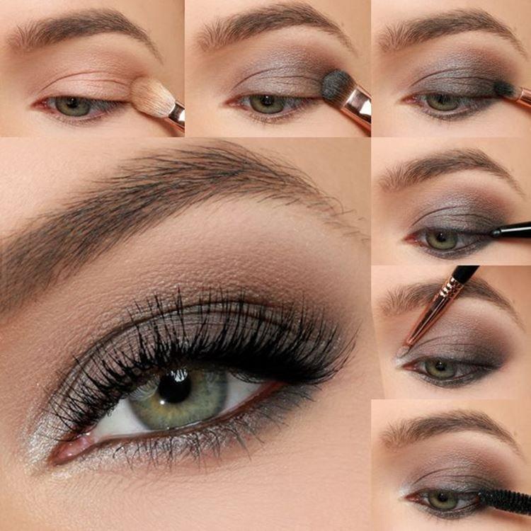 Make -up pre zelené oči - fotografie krok za krokom Make -up pre zelené oči - fotografie krok za krokom