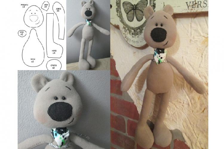 Fleece bear - DIY plyšové hračky Fleece bear - DIY plyšové hračky