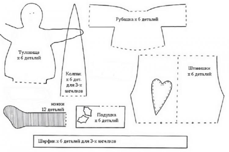 Tilda's gnome - DIY plyšové hračky Tilda's gnome - DIY plyšové hračky