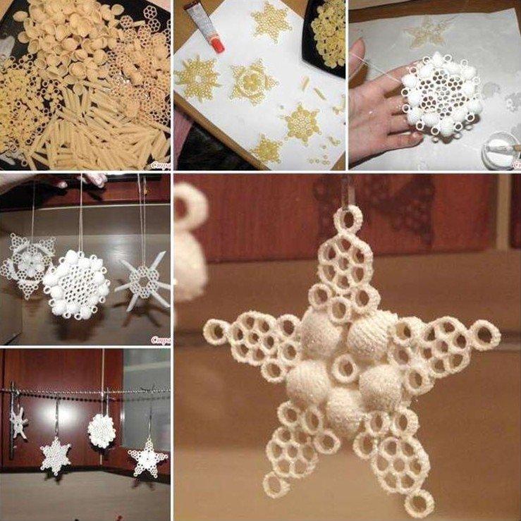 DIY vianočné cestovinové hračky na vianočný stromček DIY vianočné cestovinové hračky na vianočný stromček