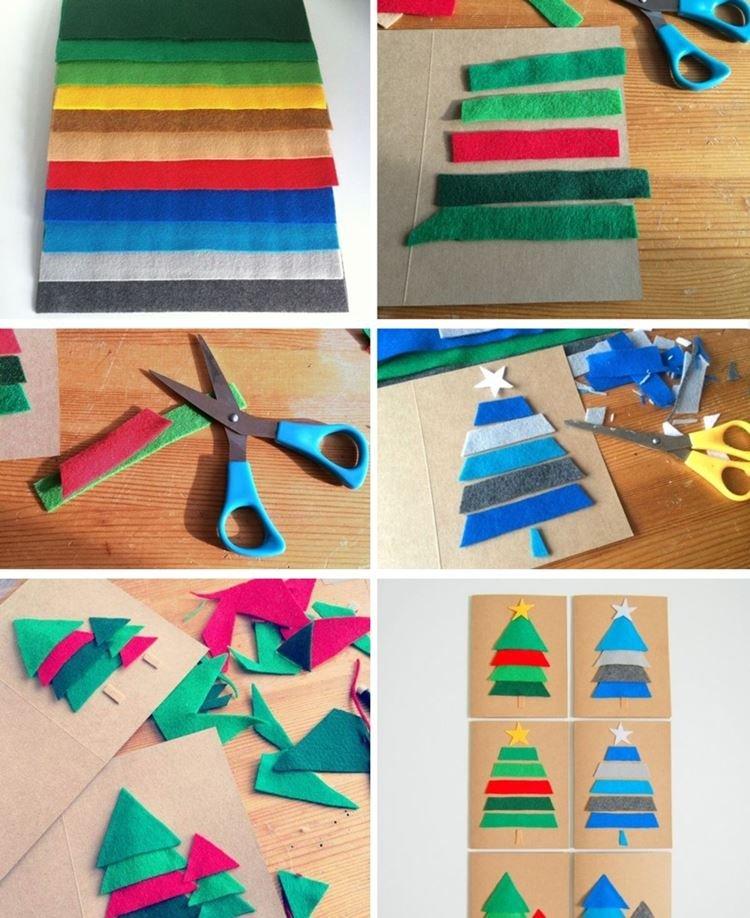 DIY plstené karty DIY plstené karty