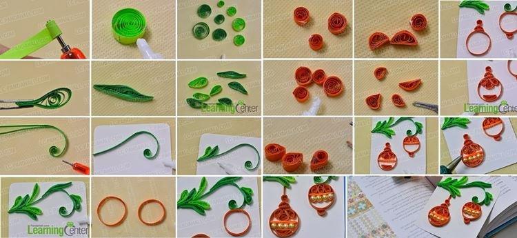 DIY novoročná karta pomocou techniky quilling DIY novoročná karta pomocou techniky quilling