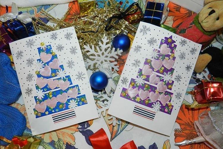 DIY vianočné pohľadnice - fotografie a nápady DIY vianočné pohľadnice - fotografie a nápady