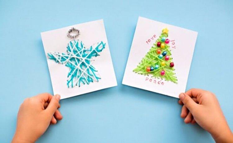 DIY vianočné pohľadnice - fotografie a nápady DIY vianočné pohľadnice - fotografie a nápady