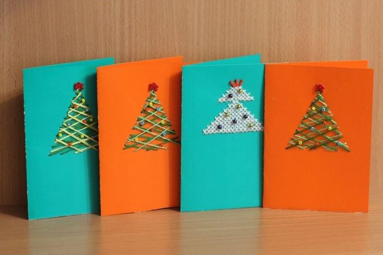 DIY vianočné pohľadnice - fotografie a nápady DIY vianočné pohľadnice - fotografie a nápady