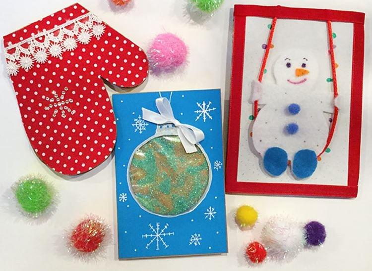 DIY vianočné pohľadnice - fotografie a nápady DIY vianočné pohľadnice - fotografie a nápady