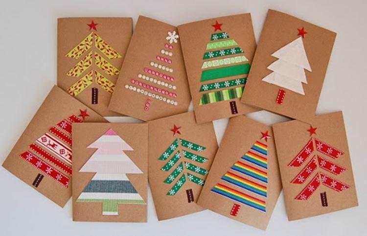 DIY vianočné pohľadnice - fotografie a nápady DIY vianočné pohľadnice - fotografie a nápady