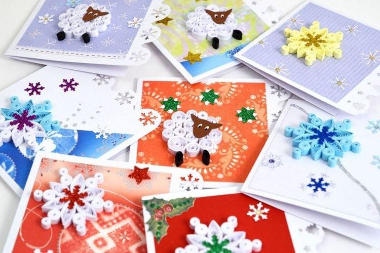 DIY vianočné pohľadnice - fotografie a nápady DIY vianočné pohľadnice - fotografie a nápady