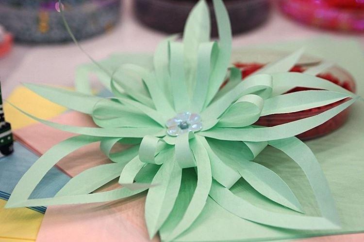 DIY volumetrická papierová snehová vločka - fotografie a nápady DIY volumetrická papierová snehová vločka - fotografie a nápady
