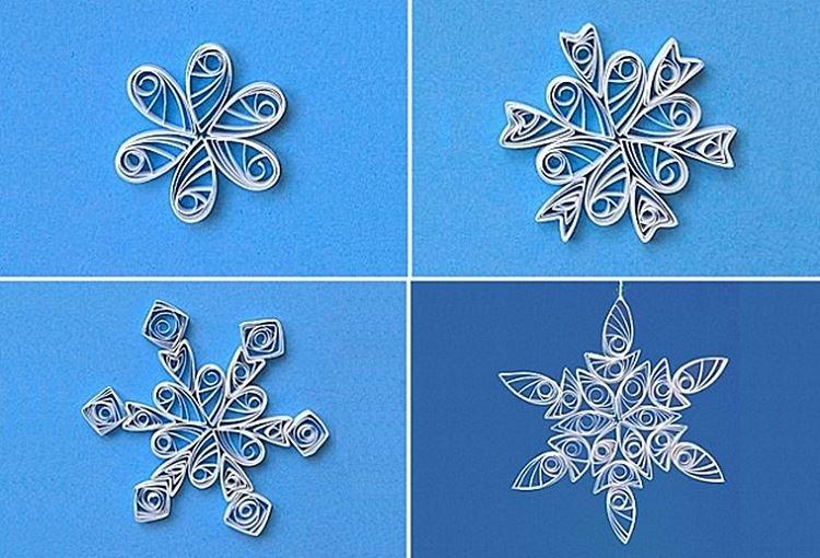 DIY volumetrická papierová snehová vločka - fotografie a nápady DIY volumetrická papierová snehová vločka - fotografie a nápady