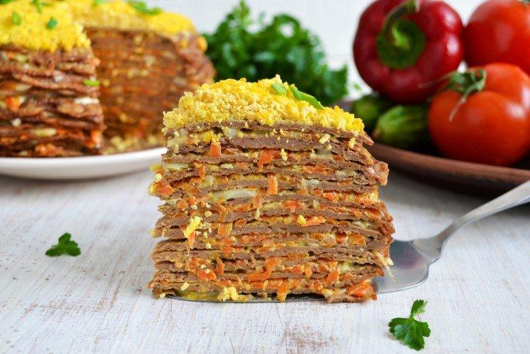 Pečeňový koláč s mrkvou a cibuľou - recepty Pečeňový koláč s mrkvou a cibuľou - recepty