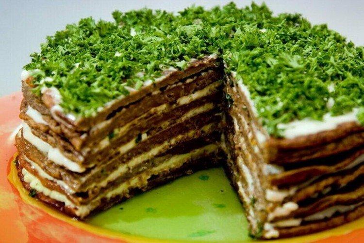 Pečienkový koláč s cesnakom a bylinkami - recepty Pečienkový koláč s cesnakom a bylinkami - recepty