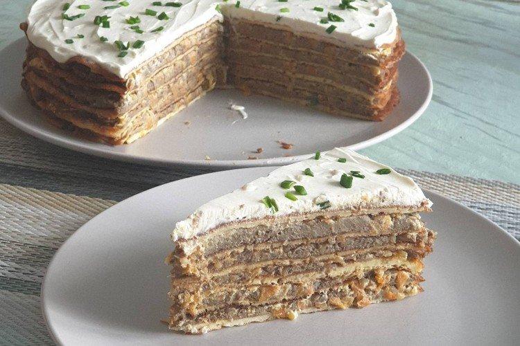 Pečeňový koláč s vaflovými koláčmi - recepty Pečeňový koláč s vaflovými koláčmi - recepty