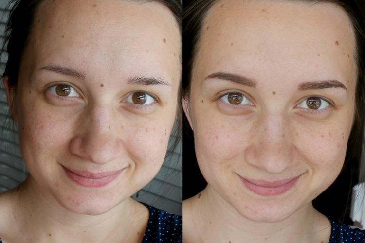Permanentný make -up obočia - pred a po fotografiách Permanentný make -up obočia - pred a po fotografiách