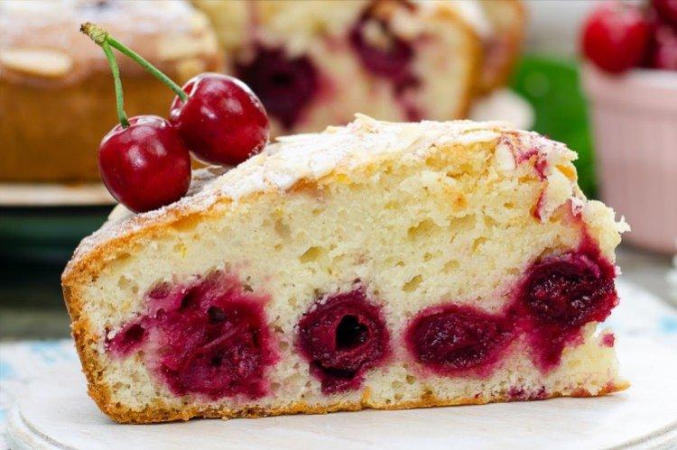 Najrýchlejší čerešňový koláč - recepty Najrýchlejší čerešňový koláč - recepty