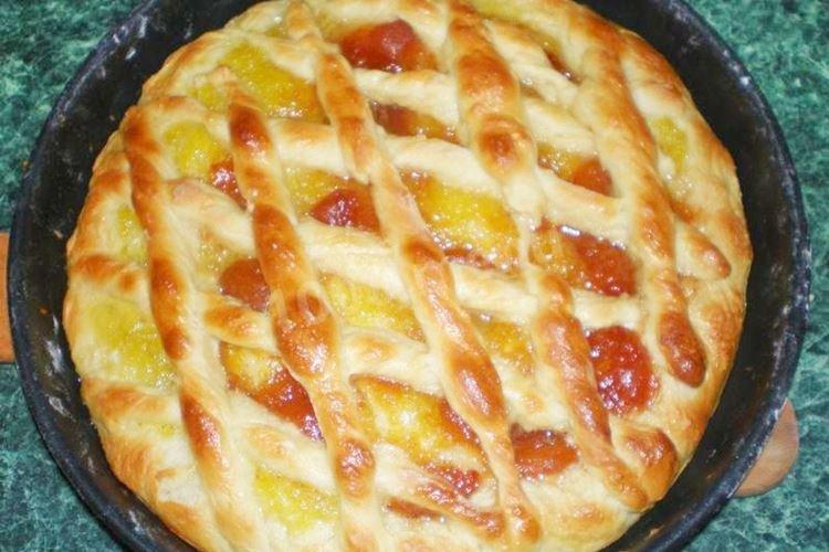 Kváskový koláč s džemom - recepty Kváskový koláč s džemom - recepty