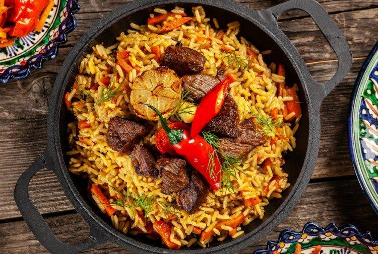 Uzbecký bravčový pilaf - recepty Uzbecký bravčový pilaf - recepty