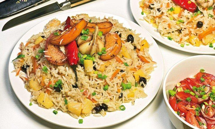 Bravčový pilaf s tekvicou a dulou - recepty Bravčový pilaf s tekvicou a dulou - recepty