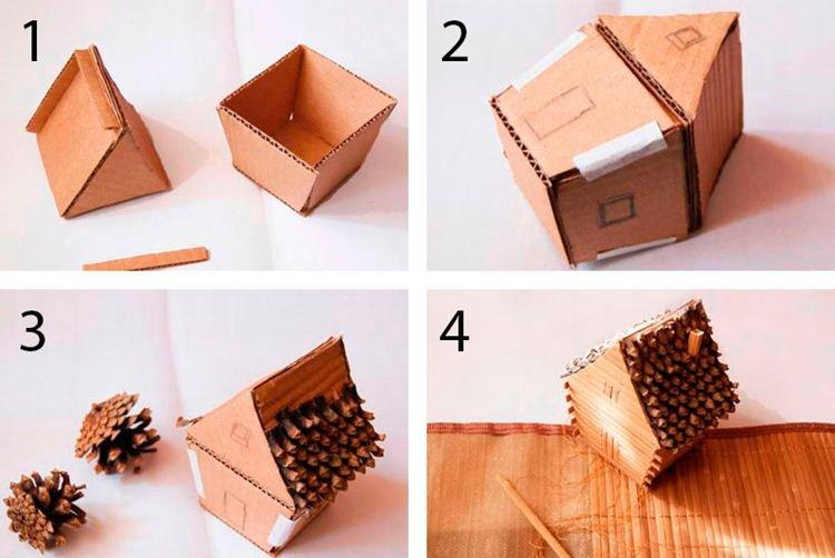 DIY kartónové remeslá - fotografie a nápady DIY kartónové remeslá - fotografie a nápady