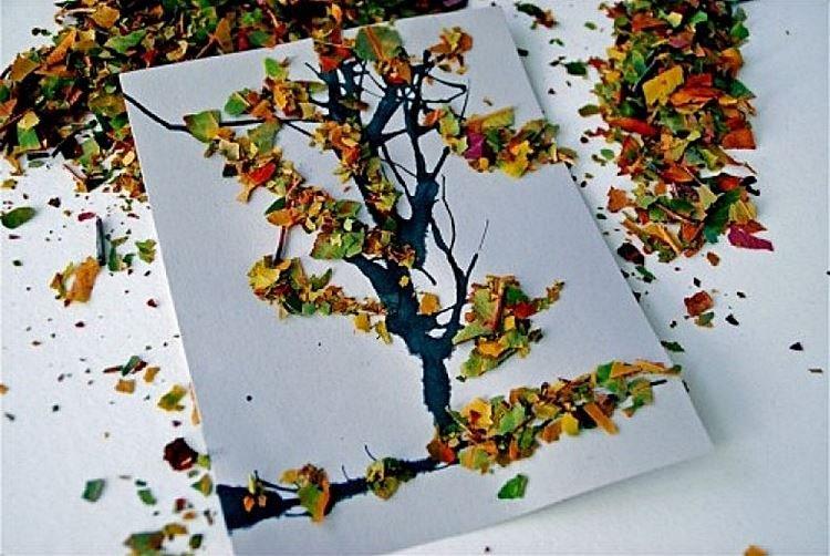 Leaves Applique - remeslá pre jesenné listy pre deti Leaves Applique - remeslá pre jesenné listy pre deti