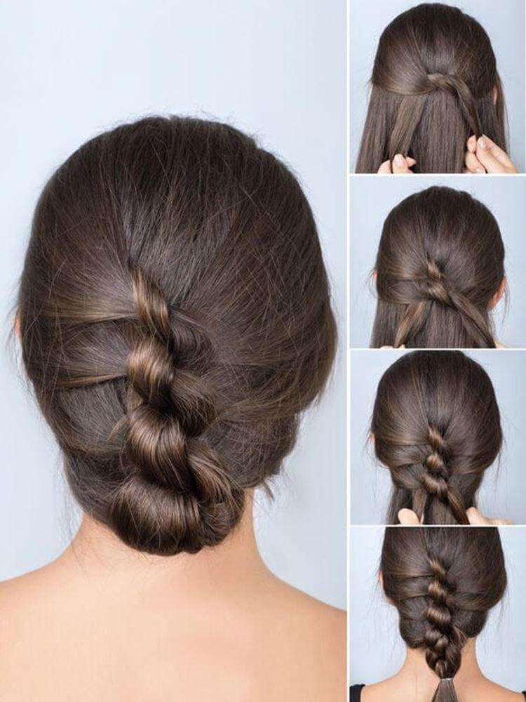 Knot Bun - účesy do školy pre mládež Knot Bun - účesy do školy pre mládež